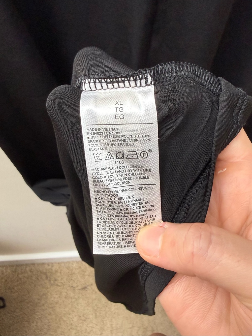 Old Navy Black Maxi Dress with Front Twist - Picture 7 of 7